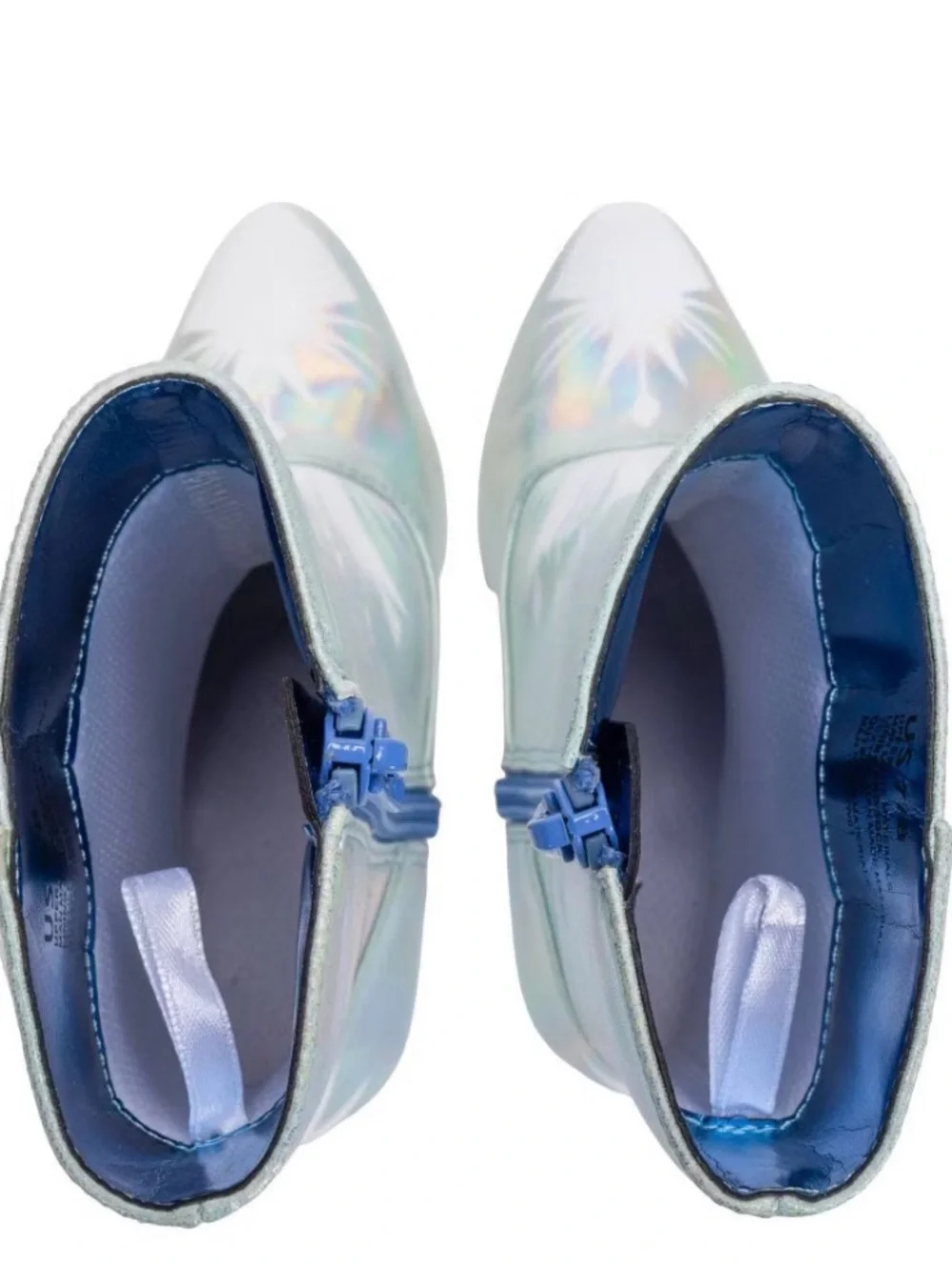 Disney Frozen Iridescent Girls' Dress-Up Boots - Blue Accent
